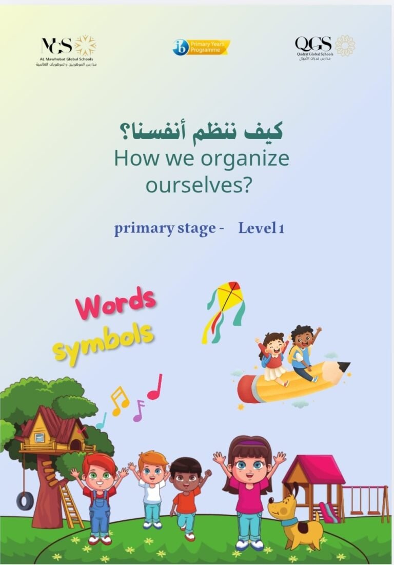 الاستقصاء (الدراسات الإجتماعية) وحدة كيف ننظم أنفسنا – الصف الأول الابتدائي (المسار الأجنبي)