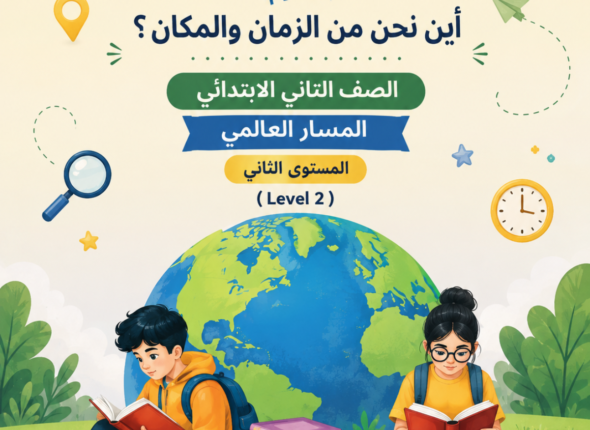 الاستقصاء أين نحن من الزمان والمكان – الصف الأول الابتدائي – المسار العالمي (الفصل الدراسي الثاني) (3)